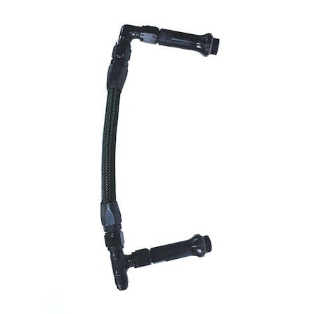 Speedfx CARBURETOR PARTS Used With Holley Ultra HP Dual Inlet Carburetor 6AN x 38 Inch NPT Port Anodized 575106BK